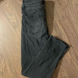American Eagle Outfitters Men's Dark Gray Slim Jeans